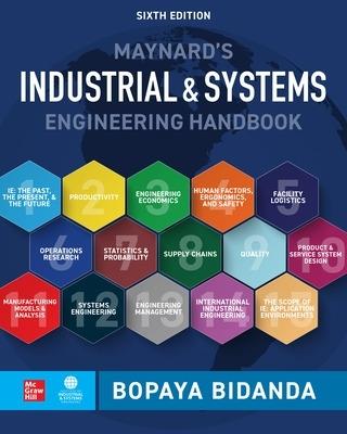 Maynard's Industrial and Systems Engineering Handbook, Sixth Edition - Bopaya Bidanda - cover