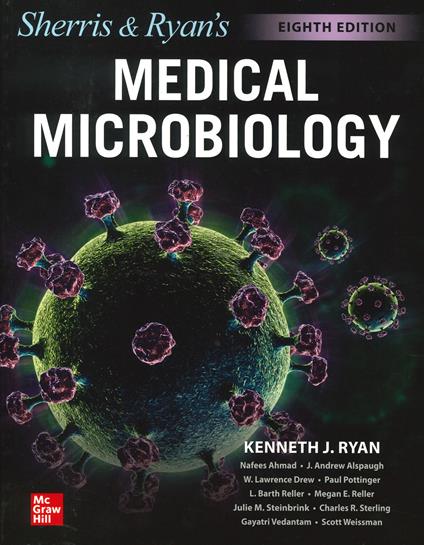 Ryan & Sherris Medical Microbiology, Eighth Edition - Kenneth Ryan,Nafees Ahmad,J. Andrew Alspaugh - cover