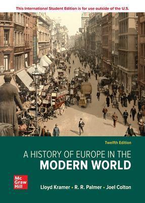 ISE A History of Europe in the Modern World - Lloyd Kramer,R. R. Palmer,Joel Colton - cover
