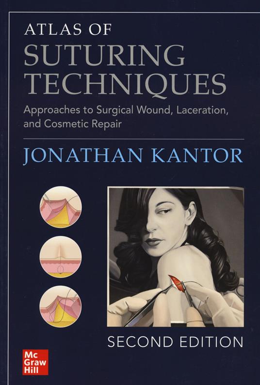Atlas of suturing techniques. Approaches to surgical wound, laceration and cosmetic repair - Jonathan Kantor - copertina