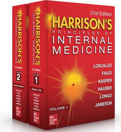 Harrison's Principles of Internal Medicine, Twenty-First Edition (Vol.1 & Vol.2) - Joseph Loscalzo,Anthony Fauci,Dennis Kasper - cover