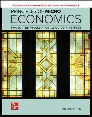 Principles of Microeconomics ISE - Robert Frank,Ben Bernanke,Ben Bernanke - cover