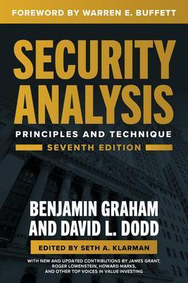 Security Analysis, Seventh Edition: Principles and Techniques - Benjamin Graham,David Dodd,Seth A. Klarman - cover