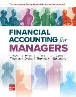 Financial Accounting for Managers ISE - Wayne Thomas,David Spiceland,Mark Nelson - cover