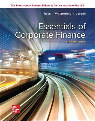 Essentials of Corporate Finance ISE - Stephen Ross,Randolph Westerfield,Bradford Jordan - cover