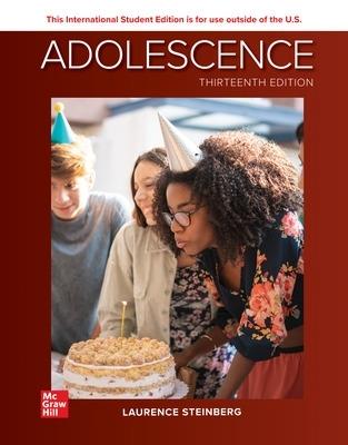 Adolescence ISE - Laurence Steinberg - cover