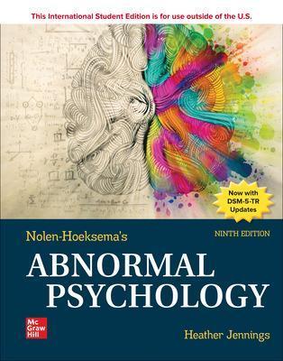 Abnormal Psychology ISE - Susan Nolen-Hoeksema - cover