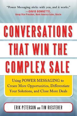 Conversations That Win the Complex Sale (Pb) - Erik Peterson - cover