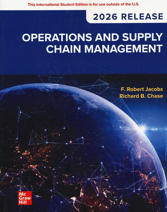 Operations supply chain management - F. Robert Jacobs,Chase Richard B. - copertina