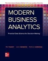 Modern Business Analytics ISE - Matt Taddy - cover