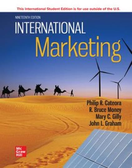 International Marketing ISE - Philip Cateora,John Graham DO NOT USE,Bruce Money - cover