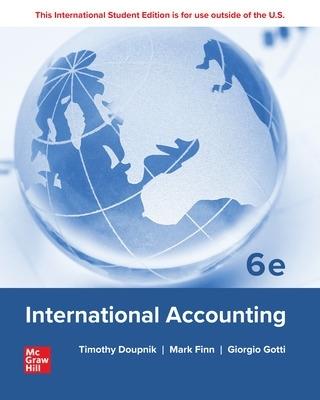 International Accounting ISE - Timothy Doupnik,Mark Finn,Giorgio Gotti - cover