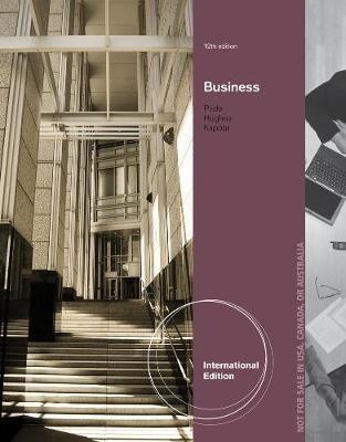 Business, International Edition - William Pride,Robert Hughes,Jack Kapoor - cover