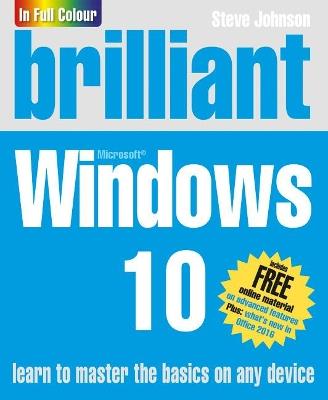 Brilliant Windows 10 - Steve Johnson - cover