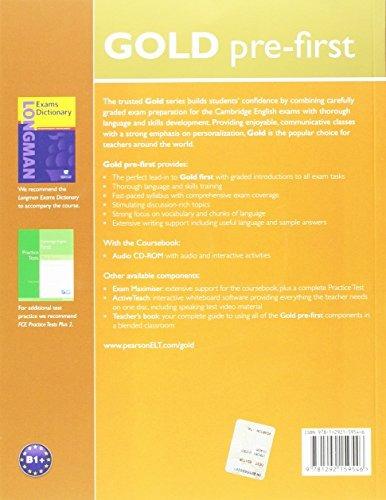Gold Pre-First Coursebook and CD-ROM Pack - Lynda Edwards,Jon Naunton - 2