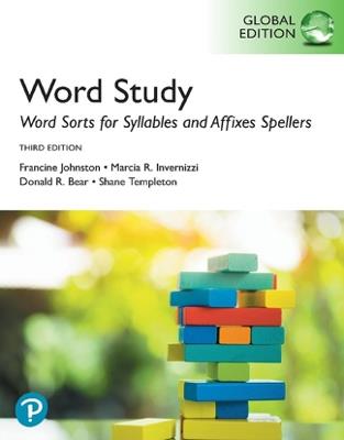 Word Sorts for Syllables and Affixes Spellers, Global Edition - Francine Johnston,Marcia Invernizzi,Donald Bear - cover