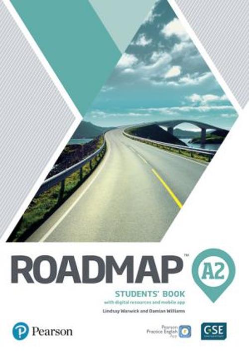 Roadmap A2+ Students Book with Digital Resources & App - Lindsay Warwick,Damian Williams - cover