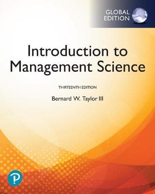 Introduction to Management Science, Global Edition - Bernard Taylor - cover
