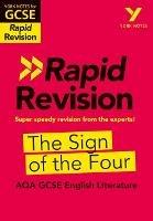 York Notes for AQA GCSE Rapid Revision: The Sign of the Four catch up, revise and be ready for and 2023 and 2024 exams and assessments - Maria Cairney - cover