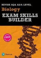 Pearson REVISE AQA A level Biology Exam Skills Builder - 2023 and 2024 exams - cover