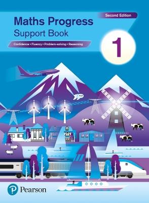 Maths Progress Second Edition Support Book 1: Second Edition - Katherine Pate,Naomi Norman - cover