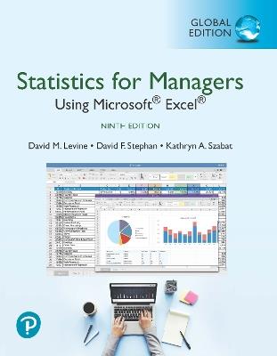 Statistics for Managers Using Microsoft Excel, Global Edition - David Levine,David Stephan,Kathryn Szabat - cover