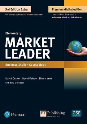 Market Leader 3e Extra Elementary Course Book, eBook, QR, MEL & DVD Pack - David Cotton,David Falvey,Simon Kent - cover