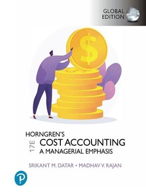 Horngren's Cost Accounting, Global Edition - Srikant Datar,Madhav Rajan - cover