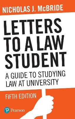 Letters to a Law Student - Nicholas McBride - cover
