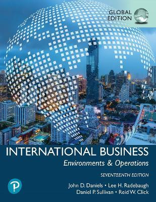 International Business, Global Edition - John Daniels,Lee Radebaugh,Daniel Sullivan - cover