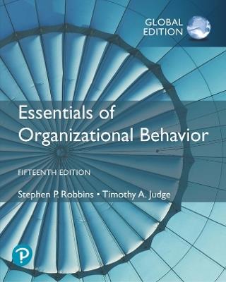 Essentials of Organizational Behaviour, Global Edition - Stephen Robbins,Timothy A. Judge - cover