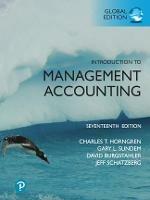 Introduction to Management Accounting, Global Edition - Charles Horngren,Gary Sundem,William Stratton - cover