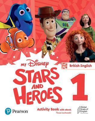 My Disney Stars and Heroes British Edition Level 1 Activity Book with eBook - Amanda Davies - cover