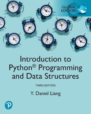 Introduction to Python Programming and Data Structures, Global Edition - Y. Liang - cover