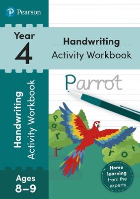 Pearson Learn at Home Handwriting Activity Workbook Year 4 - Sarah Loader - cover