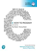 C How to Program: With Case Studies in Applications and SystemsProgramming, Global Edition