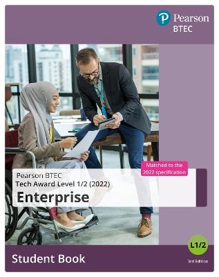 BTEC Tech Award 2022 Enterprise Student Book - cover