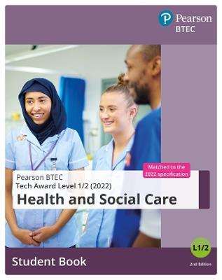 BTEC Tech Award 2022 Health and Social Care Student Book - cover
