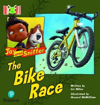 Bug Club Reading Corner: Age 4-7: Jay and Sniffer: The Bike Race - Liz Miles - cover