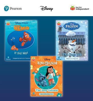 Pearson Bug Club Disney Reception Pack C, including decodable phonics readers for phases 2 and 3: Finding Nemo: It Did Nip!, Frozen: The Best Job, Lilo and Stitch: The Dog Contest - Catherine Baker - cover