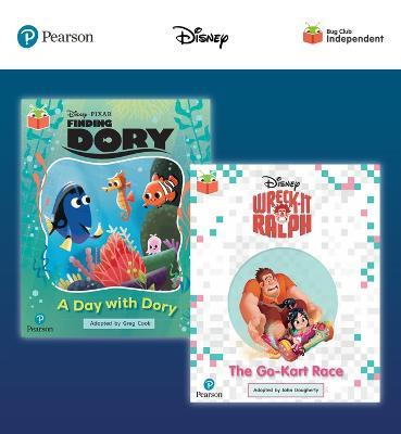 Pearson Bug Club Disney Year 2 Pack B, including Orange and Purple band readers; Finding Dory: A Day with Dory, Wreck-It Ralph: The Go-Kart Race - Timothy Knapman - cover