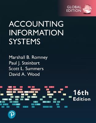 Accounting Information Systems -- Global Edition - Marshall Romney,Paul Steinbart,Scott Summers - cover