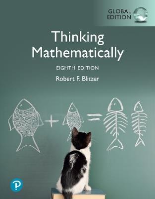 Thinking Mathematically, Global Edition - Robert Blitzer - cover
