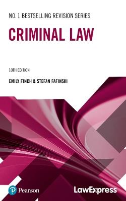 Law Express: Criminal Law - Stefan Fafinski,Emily Finch - cover