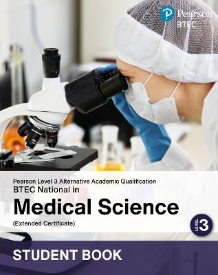 L3 AAQ BTEC National 2025 Medical Science Ext Cert Student Book (Print) - cover