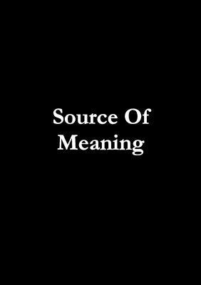 Source of Meaning - A Mayar - cover