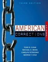 American Corrections in Brief - Carolyn Petrosino,Todd Clear,George Cole - cover