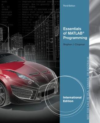 Essentials of MATLAB (R) Programming, International Edition - Stephen Chapman,Stephen Chapman - cover