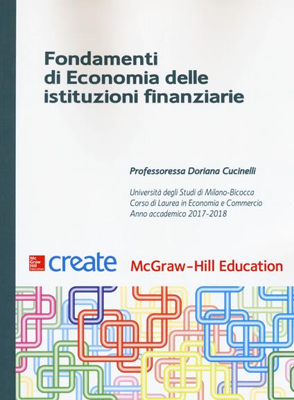 Fondamenti di economia delle istituzioni finanziarie. Con Connect - copertina