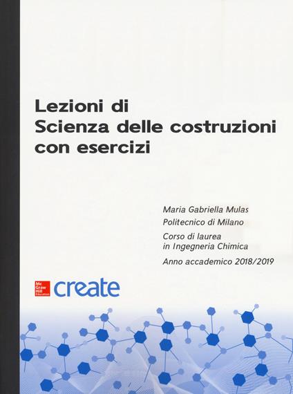 Lezioni di scienza delle costruzioni con esercizi - copertina